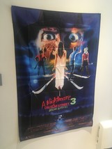 A Nightmare On Elm Street 3 Dream Warriors Movie Poster Flag Tapestry Banner - £22.64 GBP