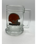 Vintage Cleveland Browns Glass Mug 5&quot; - $13.02 CAD