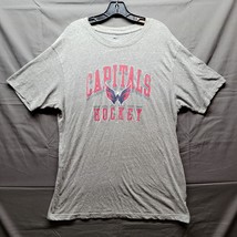 Men&#39;s Gray NHL Washington Capitals Hockey Tshirt Sz XL - £7.67 GBP
