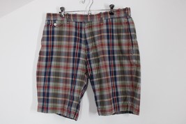 Polo Ralph Lauren 36 Cotton Plaid Madras Shorts 10.5&quot; Inseam - $29.45