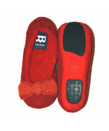 RUBY BROWN Red KNIT Braided BOWTIE Ballet SLIPPERS Ballerine CROCHET ( 37 ) - $122.07 CAD