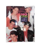 New Kids On The Block 1989 No More Games Concert Tour Book Ticket Stub D... - $19.99