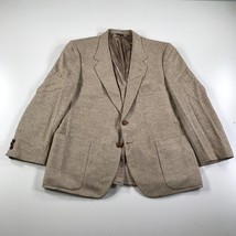 Vintage Givenchy Blazer Mens 42 Brown Tweed Wool Made In USA Two Buttons... - £33.08 GBP