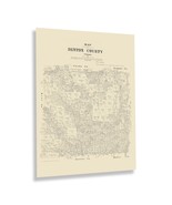 1879 Denton County Texas State Map Print Wall Art Poster - £31.87 GBP+