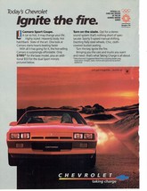 1982 Chevrolet Camaro Print Ad Automobile car 8.5&quot; x 11&quot; - $19.21