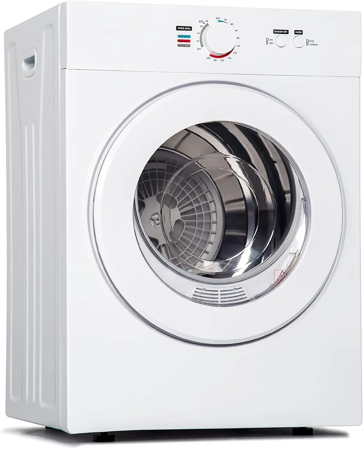 1.8 cu. ft. Portable Clothes Dryers with Exhaust Duct with Stainless Ste... - £688.20 GBP