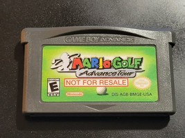Mario Golf : Advance Tour Not For Resale Game Boy Advance Rare NFR Back Sticker - £73.55 GBP