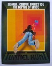 Tunnel Hunt Arcade FLYER Original Video Game Paper Promo Art Sheet 1981 Vintage - £17.57 GBP