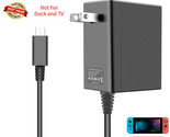 Type C Cable 2.4A For Nintendo Switch Or Lite Fast Charging Charger Ac A... - £12.67 GBP