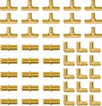 1/2&quot; Pex Fittings, Sungator 45 Pcs 1/2 Inch Pex Fittings Set, 15, Astm F1807 - £33.92 GBP