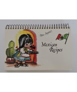 Vintage 1982 G &amp; R Publishing Mexican Recipes Ring Bound Cookbook - £11.79 GBP