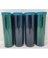 Starbucks 16 oz Double Wall Insulated Blue Green Lenticular Clear Tumble... - £46.12 GBP