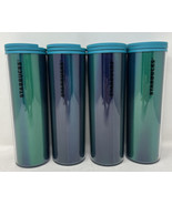 Starbucks 16 oz Double Wall Insulated Blue Green Lenticular Clear Tumble... - $80.81 CAD
