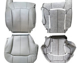 Front Replacement Seat Cover  For Chevy Silverado 1999 2000 2001 2002 Gray - £79.60 GBP