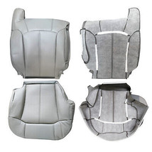 Front Replacement Seat Cover  For Chevy Silverado 1999 2000 2001 2002 Gray - £79.12 GBP