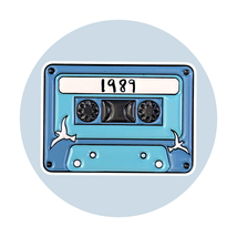 Girly Pop Music Fantasy Enamel Pin: Taylor Swift 1989 Cassette Tape - $19.90