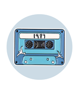 Girly Pop Music Fantasy Enamel Pin: Taylor Swift 1989 Cassette Tape - $19.90