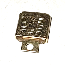 30pf unelco metal cased silver mica capacitor - £1.75 GBP