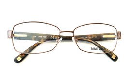 Nine West Eyeglasses Frame NW1021 250 Rose Gold Tortoise Wire Rim 54-15-135 - $534.54 MXN
