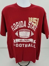 Vintage Soffe Florida State Seminoles &#39;Go Noles&#39; Red T-Shirt Mens Size XL - £16.77 GBP