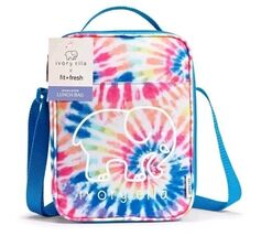 IVORY ELLA x Fit + Fresh ~ Insulated Lunch Bag ~ Rainbow Bright Swirl Bag - $30.00