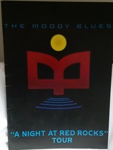 MOODY BLUES NIGHT AT RED ROCKS W/ TICKET STUB TOUR BOOK - NEAR MINT COND... - $22.35 CAD