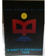 MOODY BLUES NIGHT AT RED ROCKS W/ TICKET STUB TOUR BOOK - NEAR MINT COND... - $16.00