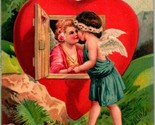 Vtg Postcard c 1908 Embossed Radiol Valentine postcard &quot;To My valentine&quot; - $13.27
