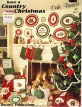 Dale Burdett Have a Country Christmas Counted Cross Stitch Pattern Chart 1984 - £4.00 GBP