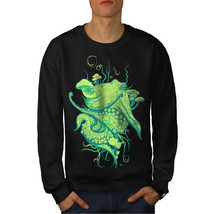 Wellcoda Octopus Beast Mens Sweatshirt, Sea personage Casual Pullover Ju... - $30.17+