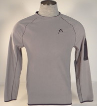 Head Gray Crew Neck Fleece Pullover Shirt Mens NWT - £39.32 GBP