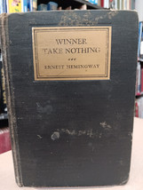 Winner Take Nothing by Ernest Hemingway 1933 1st Edition HC No DJ - £95.73 GBP