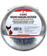 Little Giant Hangable Poultry Waterer Galvanized Round Hanging Poultry W... - $425.20 MXN
