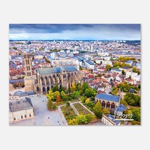 Limoges France Travel Poster Wall Art | Limoges Saint-Etienne Cathedral Home Dec - £16.05 GBP