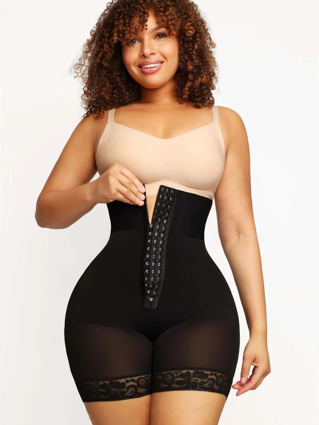 High Waist Compression Booty Boosting Shorts - $65.99