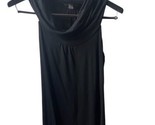 Inc International Concepts Size M Little Black Dress Cowl Neck Sleeveless - £14.72 GBP