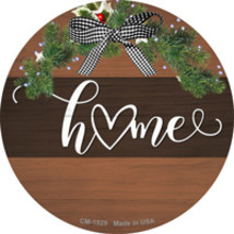 Home Bow Wreath Novelty Circle Coaster Set of 4 - $19.95