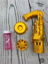 Bubble Gun Blaster Gold Electric - £15.22 GBP