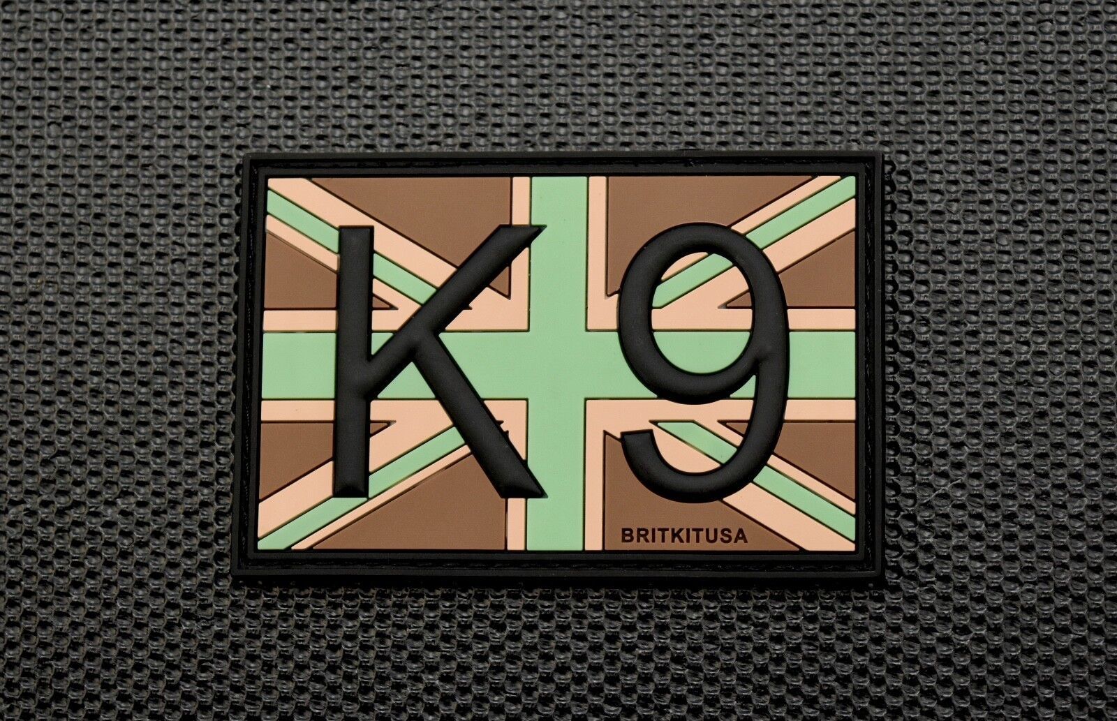 K9 UK Flag 3D PVC Morale Patch - Multicam MWD Army Union Jack British Pa... - $7.66