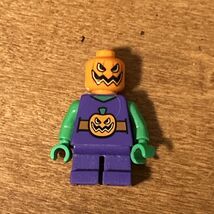 LEGO - Minifigure w/ Dark Orange Belt &amp; Orange Pumpkin Jack-o-Lantern Ma... - $17.33