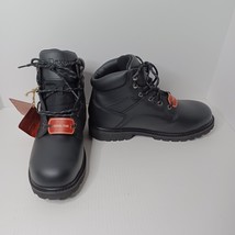 Dexter Steel Toe Boots Mens 11 Black Lace-Up Oil Resistance Workwear Utility NWT - $41.58