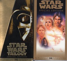 STAR WARS trilogy (vhs) special edition 3-tape set, fullscreen, slipcase, new fx - £8.65 GBP