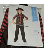 NEW Shipwrecked Pirate Halloween Costume Child Medium 8-10 Vest Shirt Pa... - £15.25 GBP