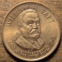 1909-1913 William H. Taft 27th President Chief Justice Supreme Court Token - £4.79 GBP