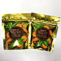 2x Trader Joe&#39;s Dark Chocolate Orange Sticks 10oz Bag GLUTEN FREE 03/2024 - £17.72 GBP
