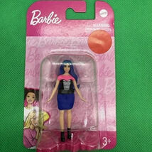 Legend Toys Mattel Barbie 3.5" Tall Lady Dress Blue/Pink/Black Cake Topp... - $8.91