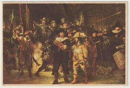 The Nightwatch By Rembrandt Vintage Postcard Unposted - $4.90