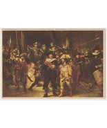 The Nightwatch By Rembrandt Vintage Postcard Unposted - $4.90