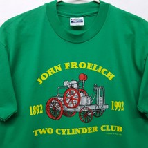 Vtg John Froelich Deere T Shirt 2 Cylinder Club Usa Made Sz L Tractor Farm Hanes - $235.85