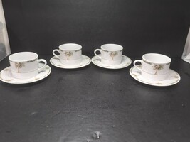 Gibson Bahama Coffee Cup and Saucer Palm Tree Discontinued 2009 Lot of Four - $27.72